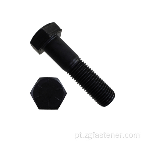 DIN931 10,9 parafusos hexáticos de grau Oxide preto